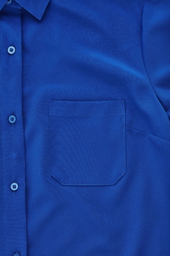 Picture of Bizcare Ladies Florence Easy Stretch Plain Shirt Short Sleeve